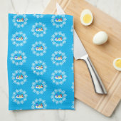 Kerstmis Snowmen Kitchen Towels Theedoek (Quarter Fold)