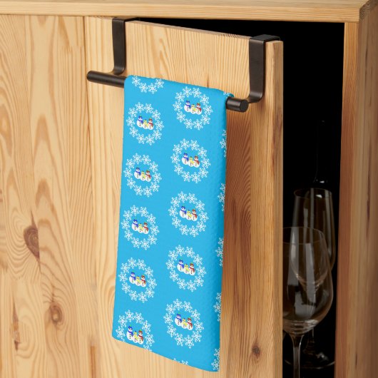 Kerstmis Snowmen Kitchen Towels Theedoek (Derde Gevouwen)