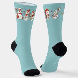 Kerstmis Snowmen Socks Sokken