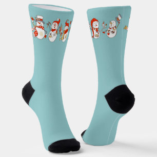 Kerstmis Snowmen Socks Sokken