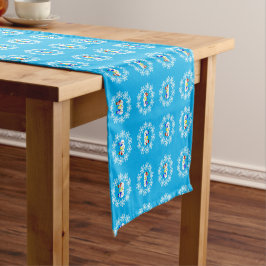 Kerstmis Snowmen Table Runner Korte Tafelloper
