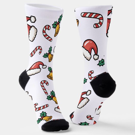 Kerstmis sokken (Gebogen)