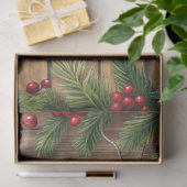 Kerstmis sokker tissuepapier dennenkrans (Geschenk)