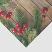 Kerstmis sokker tissuepapier dennenkrans (Detail)