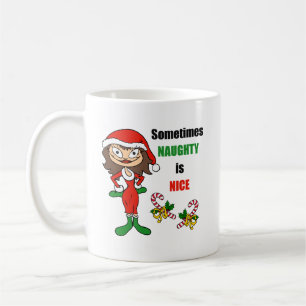 Kerstmis soms stout is leuk - brunette koffiemok