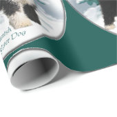 Kerstmis Spaanse waterhond Cadeaupapier (Rol Hoek)