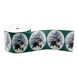 Kerstmis Spaanse waterhond Grosgrain Lint