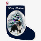 Kerstmis Spaanse waterhond Kleine Kerstsok (Voorkant)