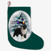 Kerstmis Spaanse waterhond Kleine Kerstsok (Voorkant)