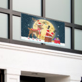 Kerstmis Spandoek (Buitenkant Gebouw)