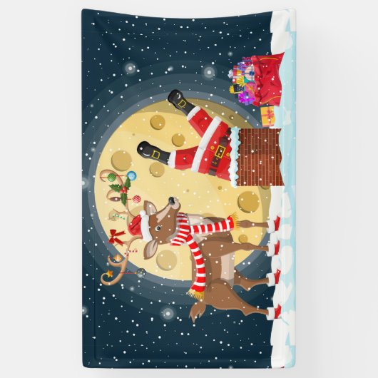 Kerstmis Spandoek (Verticaal)