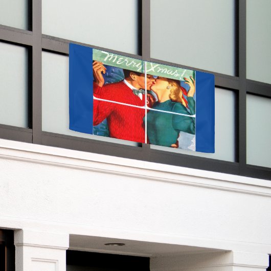 Kerstmis Spandoek (Buitenkant Gebouw)