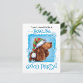 Kerstmis Spaniel Holiday Feestdagenkaart (Staand voorkant)