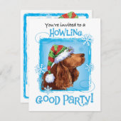 Kerstmis Spaniel Holiday Feestdagenkaart (Voorkant / Achterkant)