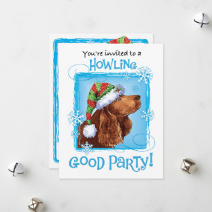 Kerstmis Spaniel Holiday Feestdagenkaart