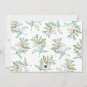 Kerstmis sparen de Uitnodigingen van de Datum (Achterkant)