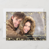 Kerstmis - Sparkle 2 PHOTO-groet Feestdagenkaart (Voorkant)