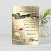 Kerstmis, sparkle, kerstfeest kaart (Staand voorkant)