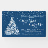 Kerstmis-sparrenbanner Spandoek (Horizontaal)