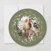 Kerstmis, speciaal aangepast Lijst voor schitteren Feestdagenkaart (Voorkant)