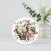 Kerstmis, speciaal aangepast Lijst voor schitteren Feestdagenkaart (Staand voorkant)