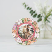 Kerstmis, speciaal aangepast Lijst voor schitteren Feestdagenkaart (Staand voorkant)