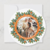 Kerstmis, speciaal aangepast Lijst voor schitteren Feestdagenkaart (Voorkant)