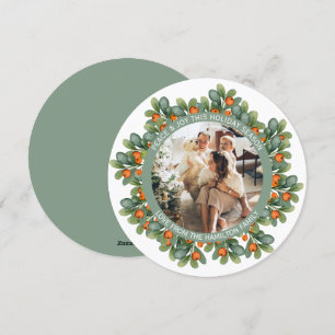 Kerstmis, speciaal aangepast Lijst voor schitteren Feestdagenkaart