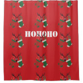 Kerstmis: speciale dag douchegordijn (Voorkant)
