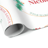 Kerstmis, speciale kerstnaam voor de kerstman-work cadeaupapier (Rol Hoek)