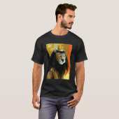 Kerstmis speciale Koning Moonracer Lion-eiland van T-shirt (Voorkant volledig)