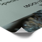 Kerstmis speciale nagelsalon poster (Hoek)