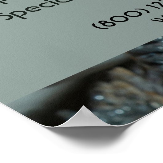 Kerstmis speciale nagelsalon poster (Hoek)