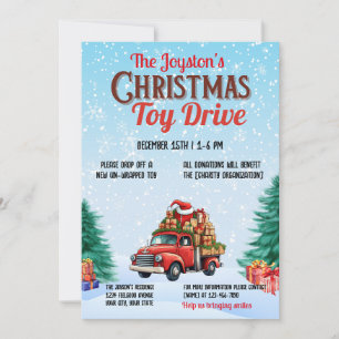 Kerstmis Speelgoed Drive Familie of bedrijfsgoed d Kaart
