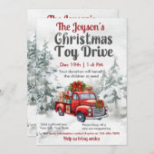 Kerstmis Speelgoed Drive Familie of bedrijfsgoed d Kaart (Voorkant / Achterkant)