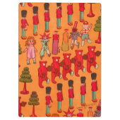 Kerstmis Speelgoed Vintage Kinderen Spelen Klembord (Achterkant)