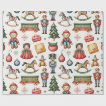 Kerstmis Speelland & Treinen Inpakpapier voor Kind