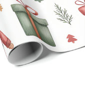 Kerstmis Speelland & Treinen Inpakpapier voor Kind (Rol Hoek)