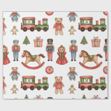 Kerstmis Speelland & Treinen Inpakpapier voor Kind