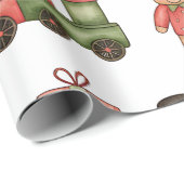Kerstmis Speelland & Treinen Inpakpapier voor Kind (Rol Hoek)
