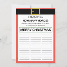 Kerstmis spel - Niet bewerkbaar -