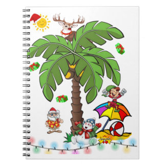 Kerstmis Spiraal Notebook Sinterklaas Beach Bum  Notitieboek