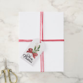 Kerstmis Sprig Cadeaubijslags Cadeaulabel (Met Touw)