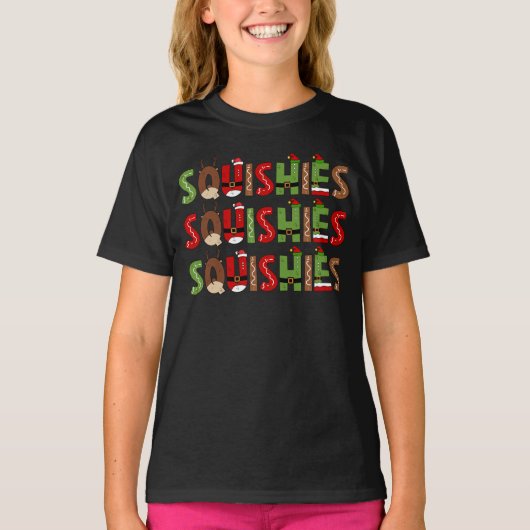 Kerstmis Squishies T-shirt (Voorkant)