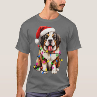 Kerstmis St Bernard T-shirt