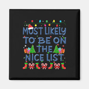 Kerstmis staat waarschijnlijk op de lijst van Nice Magneet