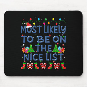 Kerstmis staat waarschijnlijk op de lijst van Nice Muismat
