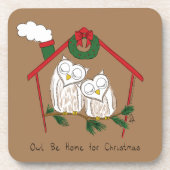 Kerstmis - Startkleding Bier Onderzetter (Voorkant)