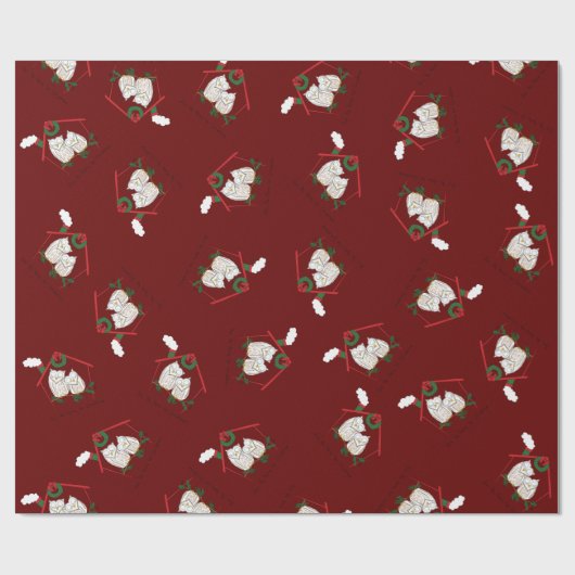 Kerstmis - Startkleding Cadeaupapier (Vlak)