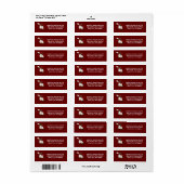 Kerstmis - Startkleding Etiket (Full Sheet)